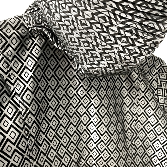 [L] UBU NWOT Rain Jacket Reversible Black/Grey Diamond Plaid - Picture 9 of 9